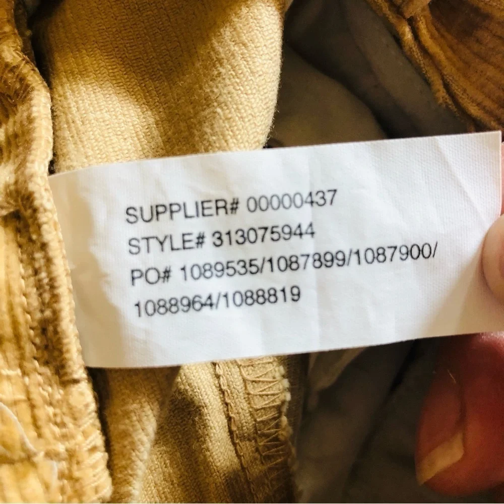 Ralph Lauren ChildrensWear Boys Chino Corduroy Trousers Pants Size 12 Youth